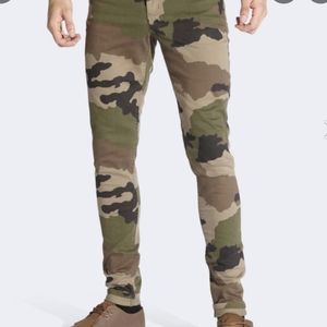 DROPDEAD Signature Camo Turn Up Jeans